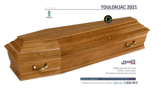Cercueil TOULONJAC
